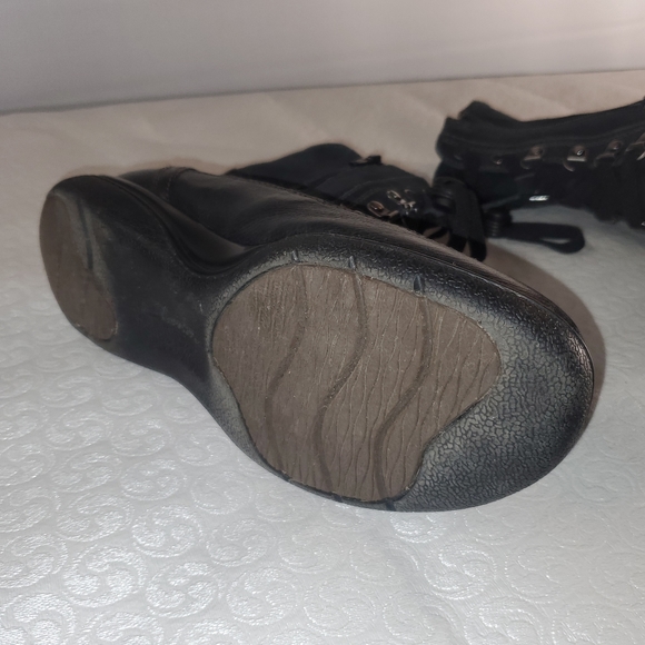 Clarks Kearns Sirena Black Boots - Picture 8 of 9